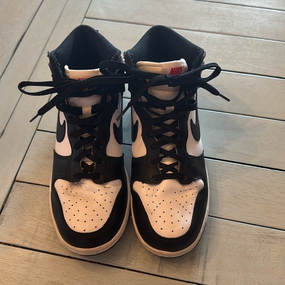 NIKE | Dunks High Retro Men’s unisex black white (Panda)  | Sz 8.5 - Picture 2 of 5